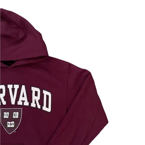 y2k harvard university graphic oversized hoodie sweatshirt sweater - Picture 3 of 5
